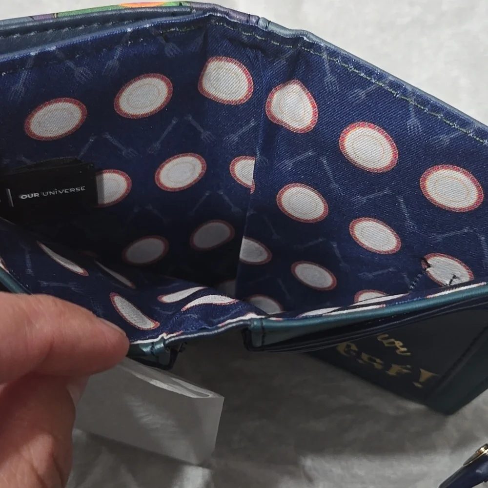 NWT Our Universe Be Our Guest Beauty & The Beast Wallet Clutch Bag Purse - Picture 6 of 7